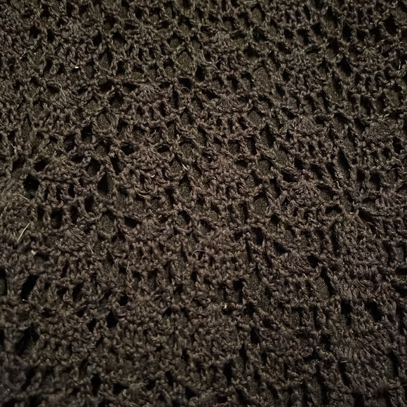 Black macrame bell skirt - Picture 2 of 5